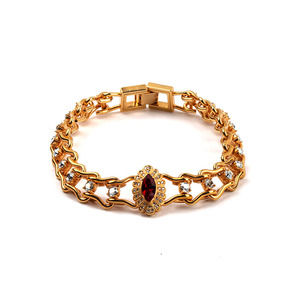 Mawi Necklace Women size S Dark Red